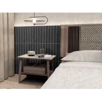 ESTASI - 3X12, BLACK, MATTE